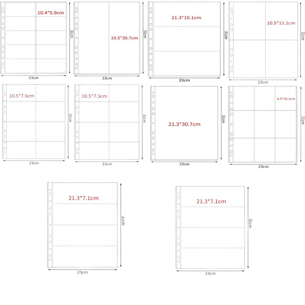 Card Index Box - Hojas de carpeta A4 Kpop, funda