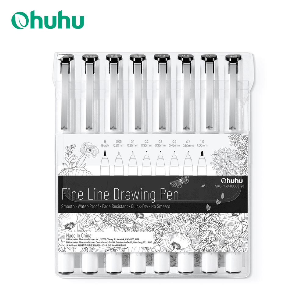 Copic Marker Sketch - Ohuhu Micro Pen Fineliner bolígrafos de