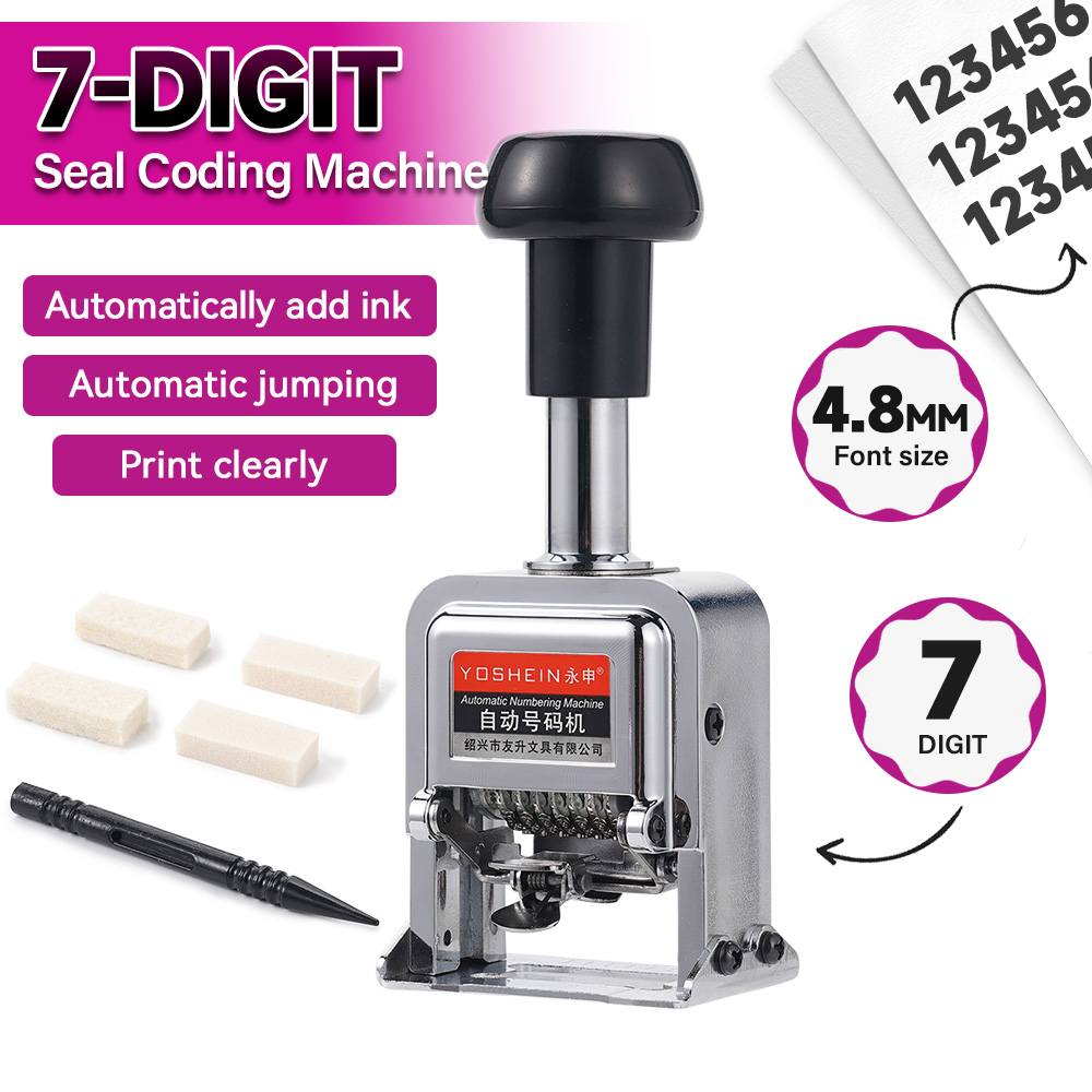 Máquina de Numeración Automáti - Rubber Date Stamp reseña y precio