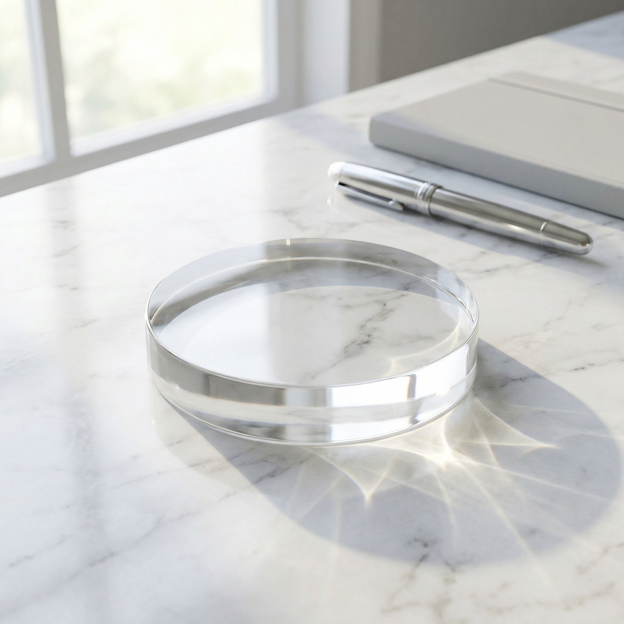 Prensapapeles Redondo de Crist - Book Weight Glass reseña y precio