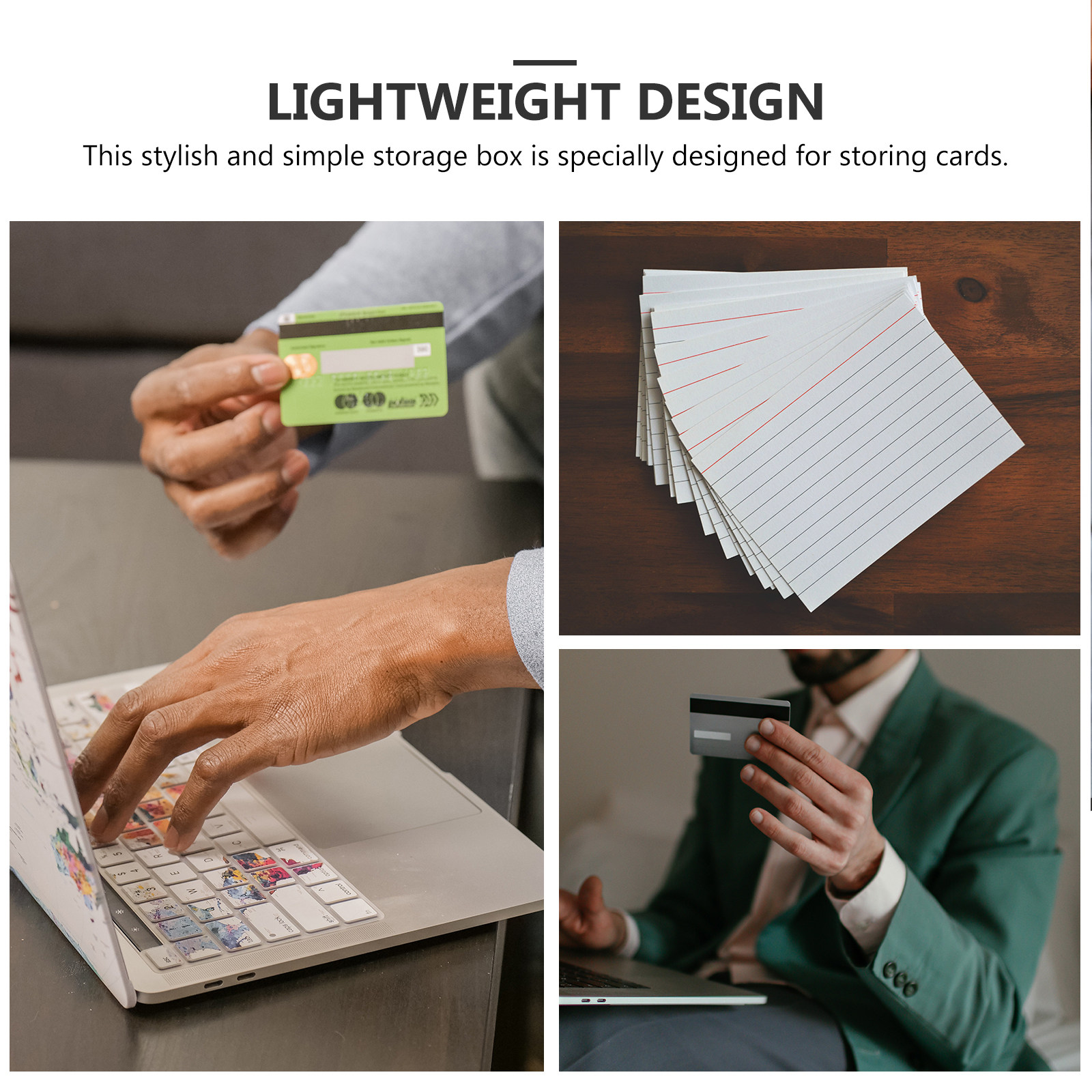 4 piezas de organizadores de p - Card Index Box reseña y precio